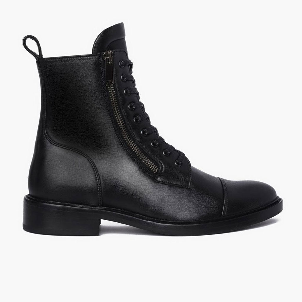 black combat boots women