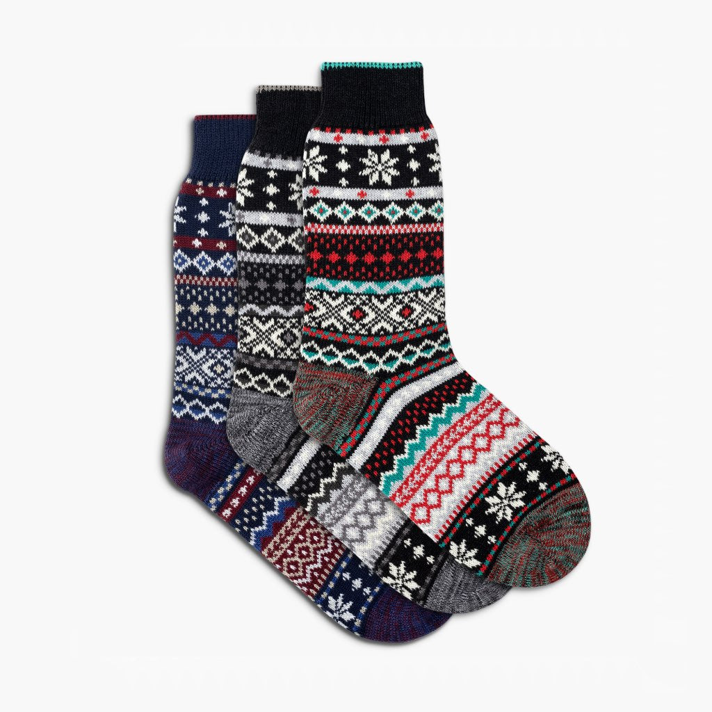Women's Sodello Norwegian Sock 3-Pack - Thursday Boot Company