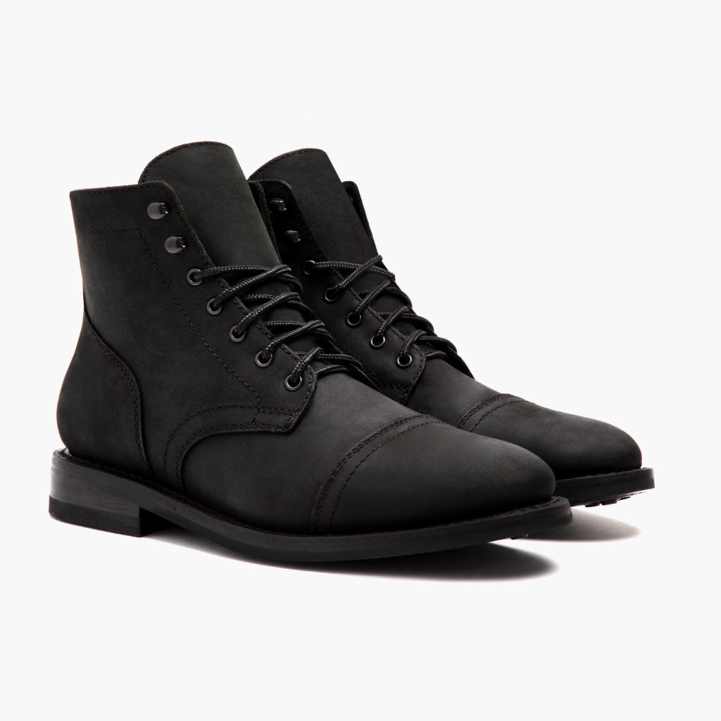 Men's Black Matte Captain Boot 