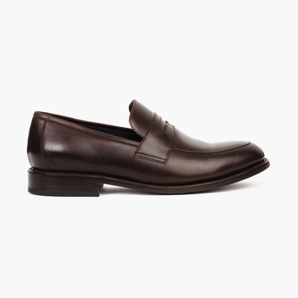 Brown Lincoln Penny Loafer Dress Shoe 