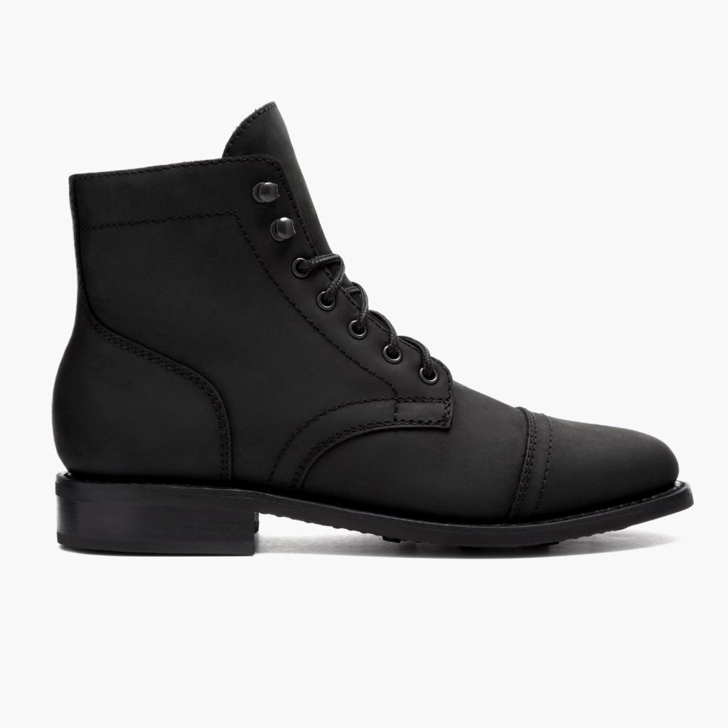 black captain boots