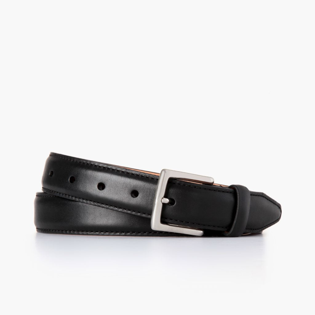 Women&#39;s Classic Black Leather Belt - Thursday Boot Company