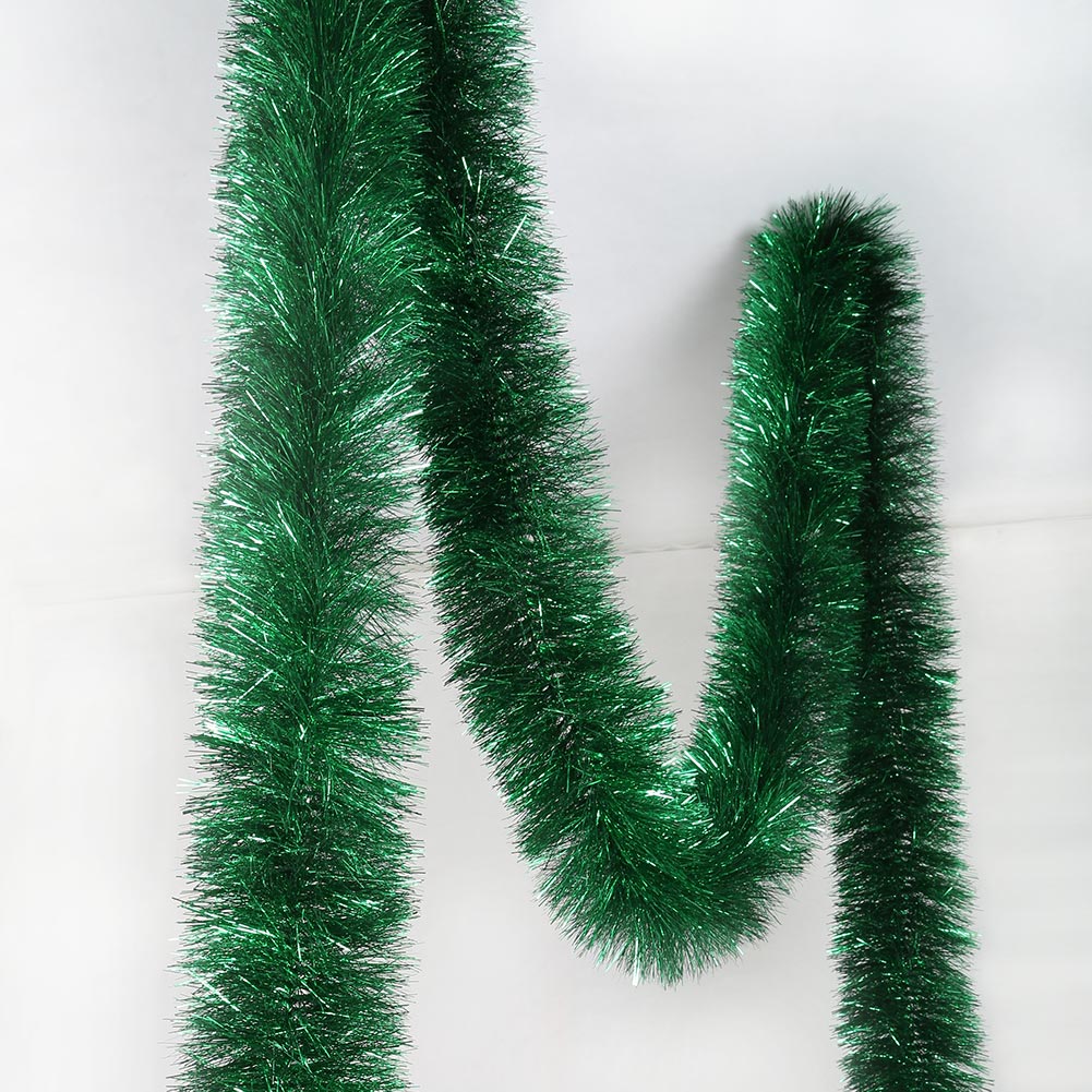 Green Deluxe Tinsel Garland - 100mm x 5.5m – Glook Australia