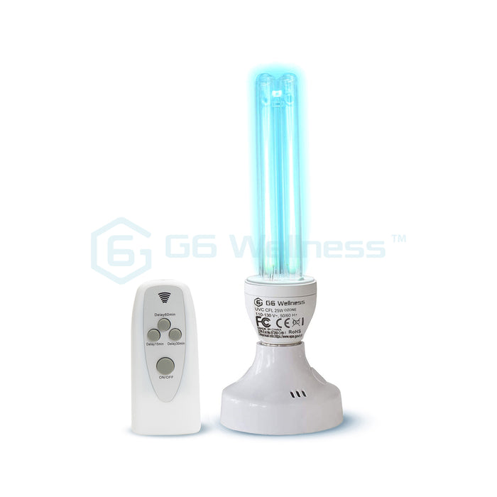 uv light with remote control