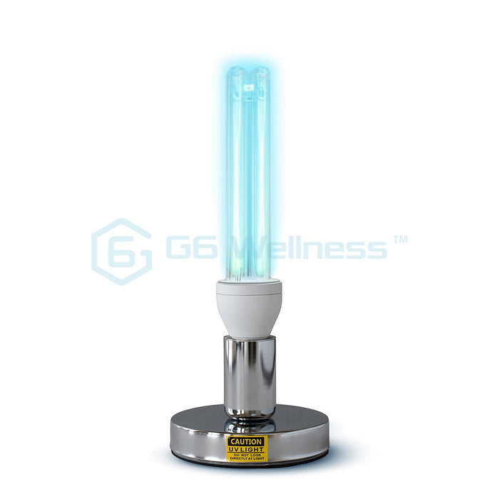 UV Germicidal Light UVC Lamp Timer | UV Disinfection Light Bulb with R G6 Wellness