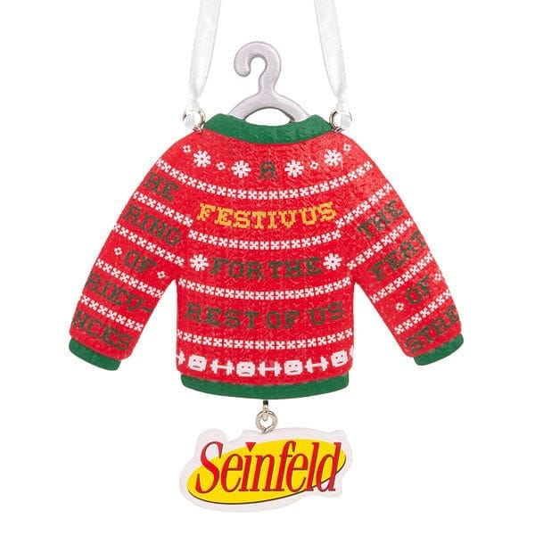 Festivus Sweater Seinfeld Ornament - Shelburne Country Store