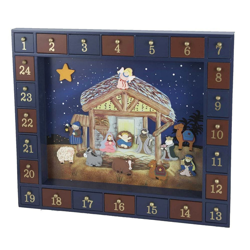 Nativity Advent Calendar with Gifts Shelburne Country Store