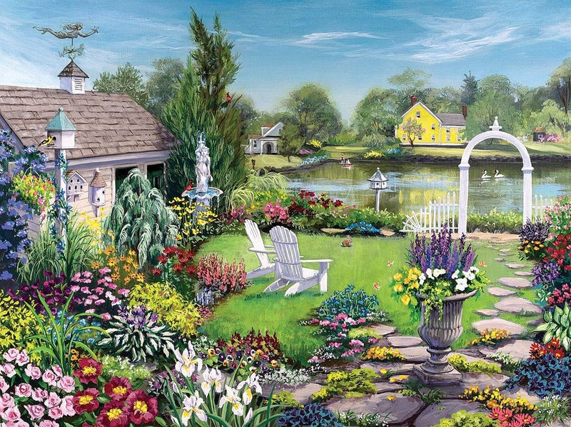 By The Pond - 1000 Piece Jigsaw Puzzle - Shelburne Country Store