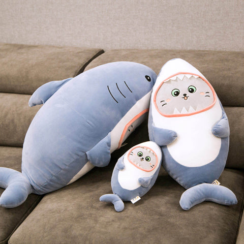 Le Requin Chat Peluche Mignonne Ma Peluche Kawaii