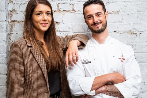 Camille et Diego préparent l’ouverture de leur restaurant à Marcq-en-Baroeul. (©Aurore Degaigne)