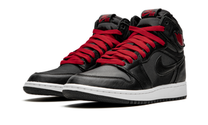 High Retro GS “Black Satin/Gym Red” 1s 