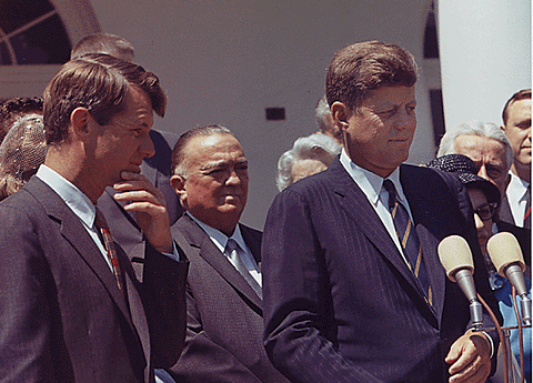 Robert and John F. Kennedy