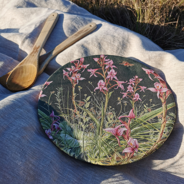 Mountain Orchids Dish Cover Set