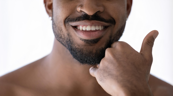 If you've experience the growing process, you know an itchy beard is part of the process. Regular brushing and using a moisturizing beard oil or beard balm will help.