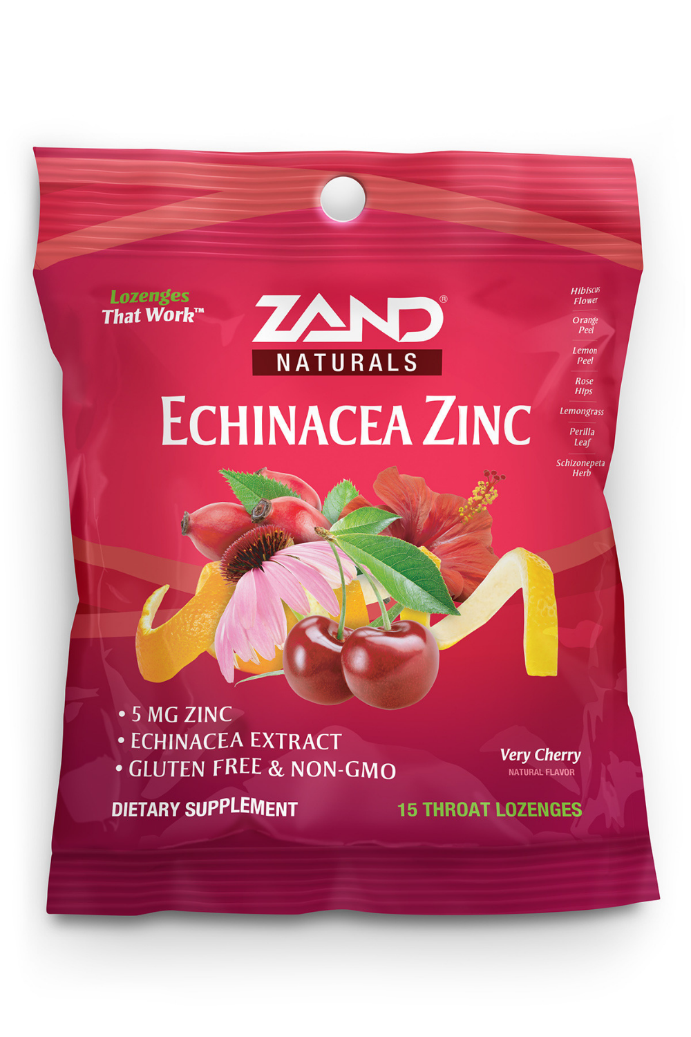 Zand Naturals Cherry Echinacea Zinc HerbaLozenges