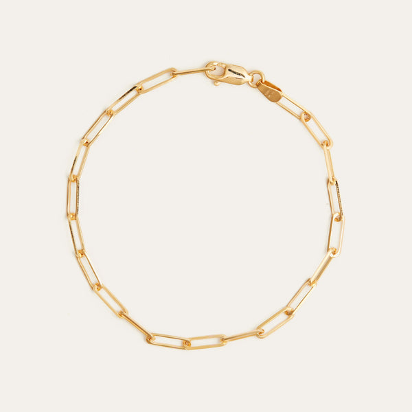 Greek Chain Necklace 9ct Gold By Baby