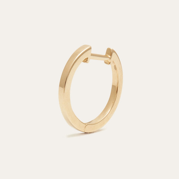 Square Huggie Medium - 9ct Gold