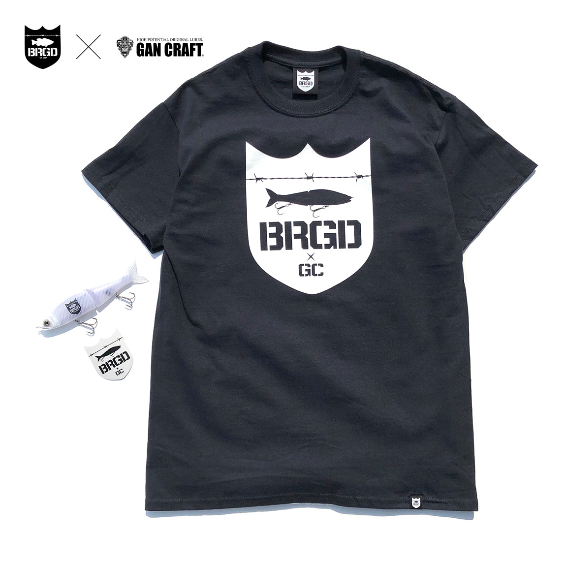 激レア】bass brigade × gan craft 限定コラボTシャツ - Tシャツ