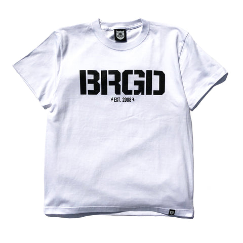 Brgd Logo Tee - White/Black