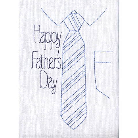 Father's Day Card Embroidery Project