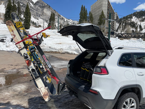 VelociRAX SkiRAX: convert your bike rack to a ski rack