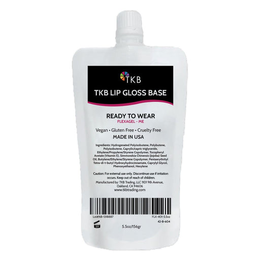 TKB Lip Gloss Base | Clear Versagel Base for DIY Lip Gloss, Moisturizing,  Vegan, Made in USA Mineral-Oil-Free 56 Ounce