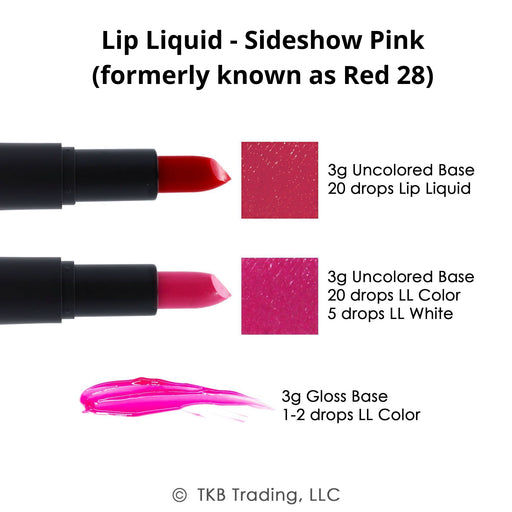 TKB Lip Liquid ColorLiquid Lip Color for TKB Gloss Base DIY Lip Gloss  Pigmented Lip Gloss and Lipstick Colorant Moisturizing Made in USA (1floz  (30ml) Coming Up Roses) Coming Up Roses 1