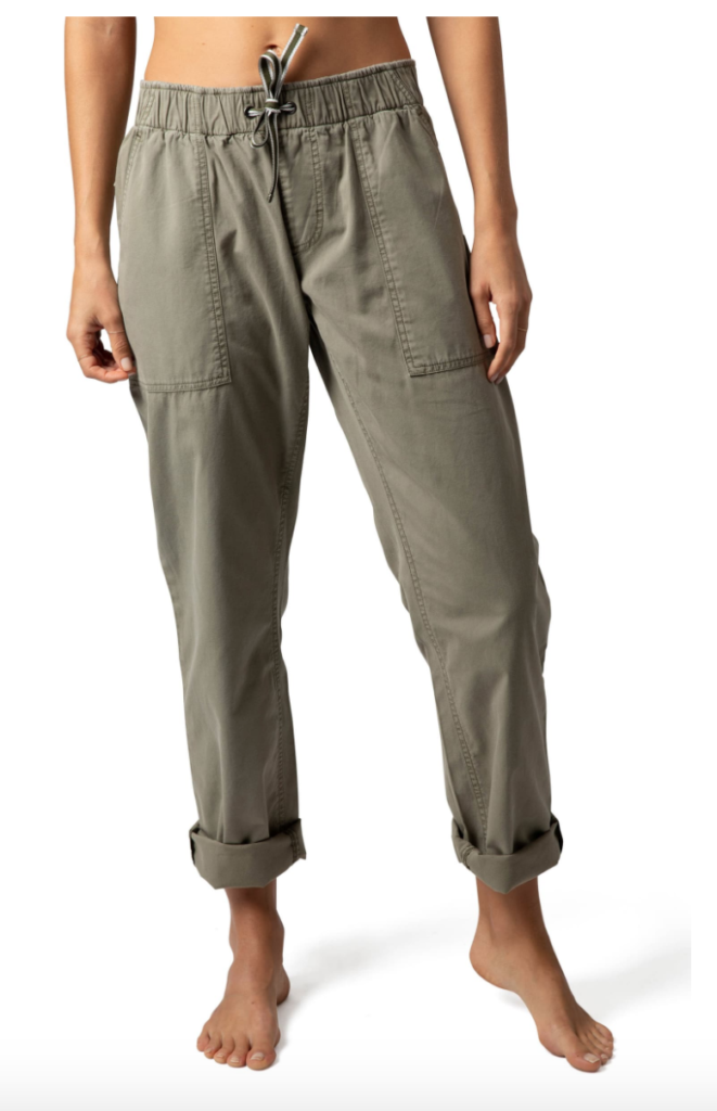 A striped cargo pants. Easy-fitting cotton-canvas pants styled with casually cuffed straight legs. Nordstrom