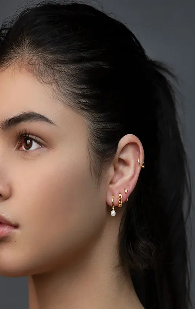 multi earrings trends stacked lobe fashion 