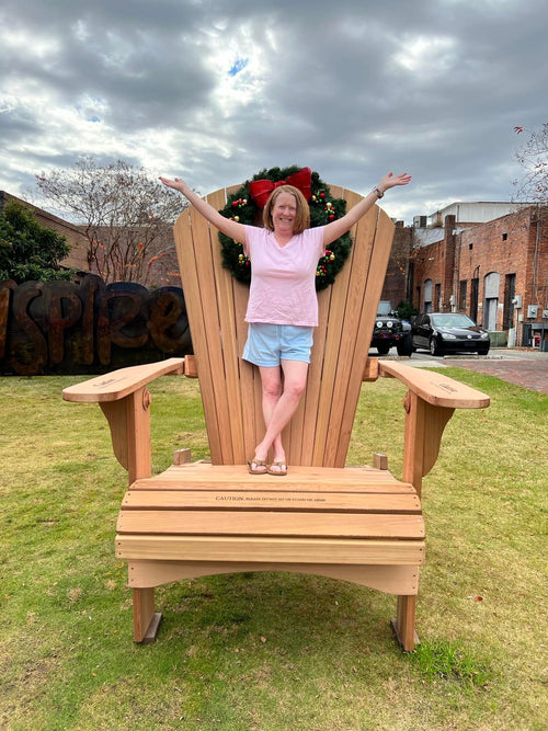 Giant Adirondack chair 9901G - Cedtek