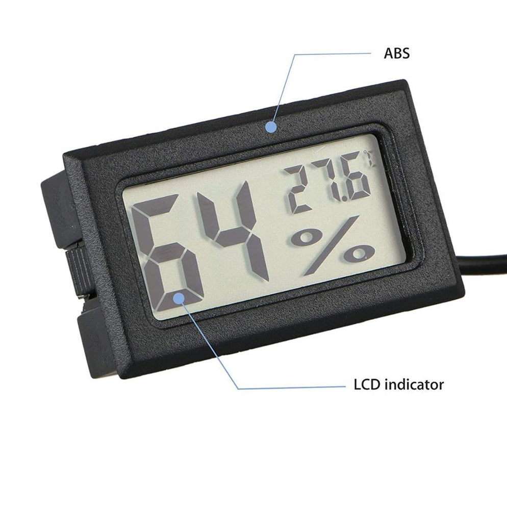 home mini lcd digital thermometer hygrometer temperature indoor