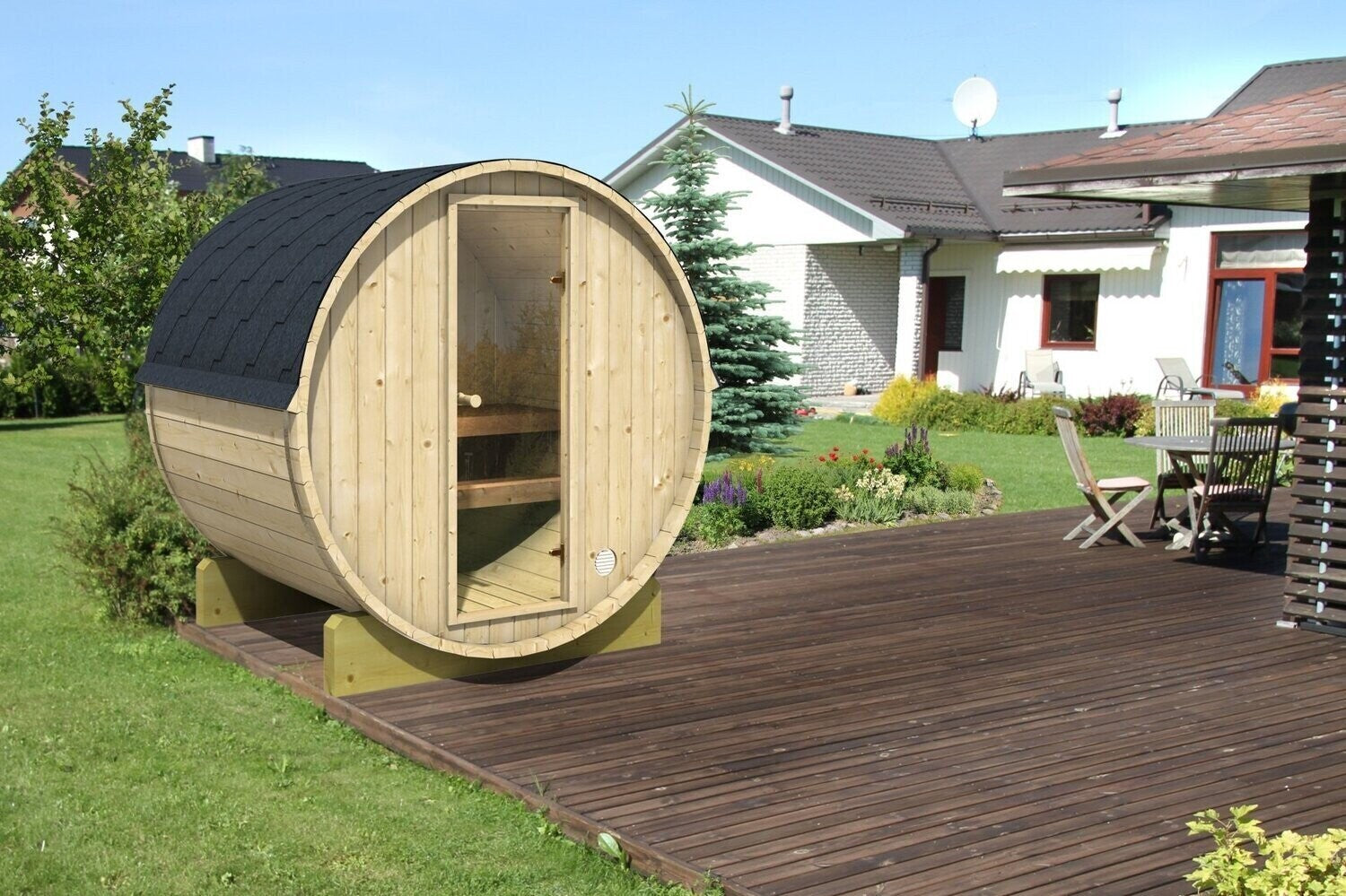 Terrace Sauna | Wood Fired Sauna | Furniture Store NI