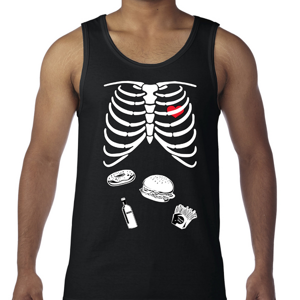 Fat Skeleton Mens Tank Top freeshipping Boardwalk Tee Co 17.99 gifts for him gifts for her rush order tees Mens Tank