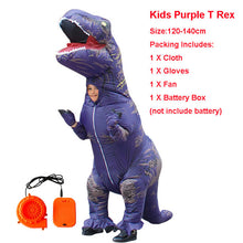 Load image into Gallery viewer, Hot T REX Inflatable Dinosaur Costume party Cosplay costumes Fancy Mascot Anime halloween Costume For adult kids Dino Cartoon
