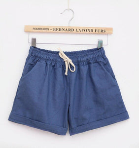 Summer Style Shorts Women Candy Color Elastic With Belt Short Women A224 - ladystreets 