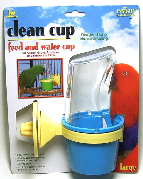 JW Pet Clean Cup Feed & Water Cup - Small