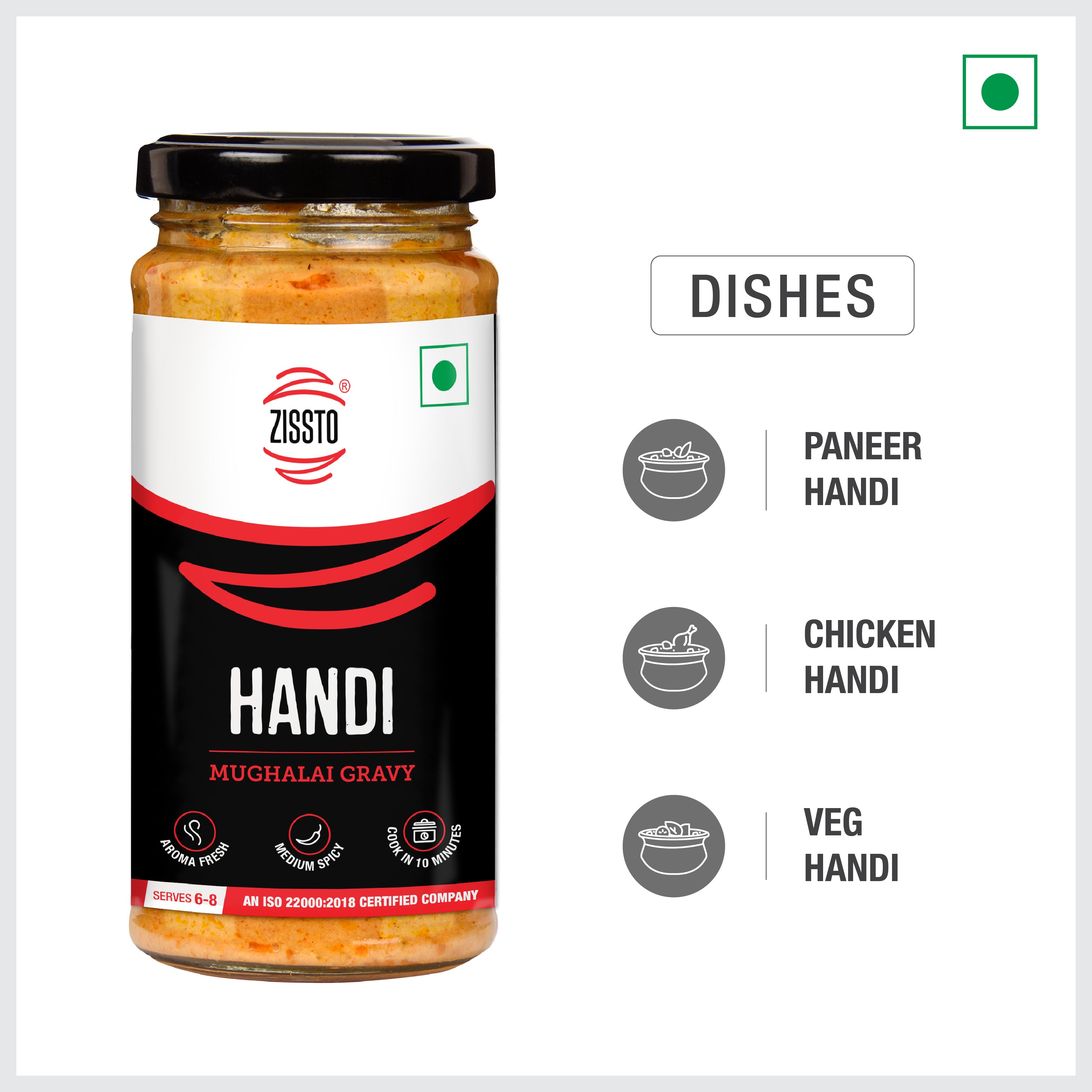 Zissto Handi Cooking Gravy - 250gms (Serves 6-8)