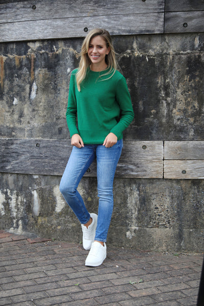 Emerald fashion crew neck 3540