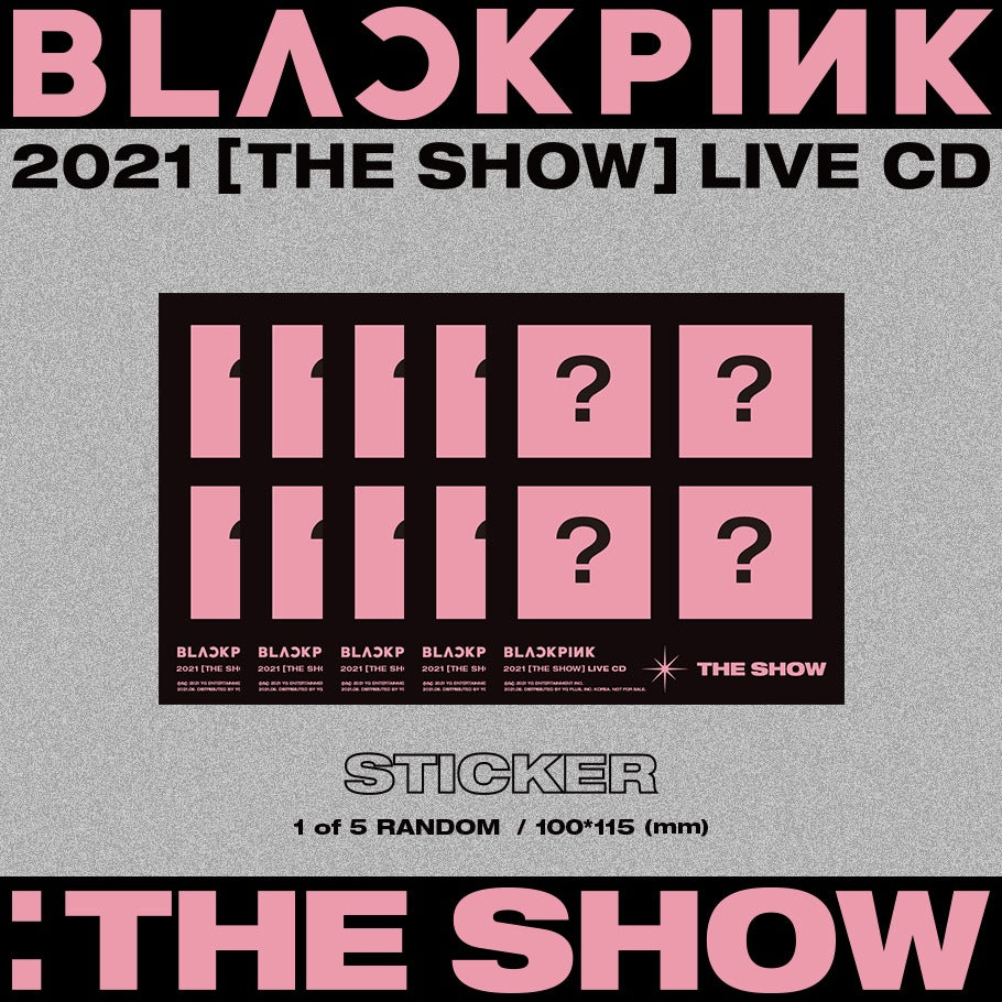 BLACKPINK 2021 [THE SHOW] LIVE CD