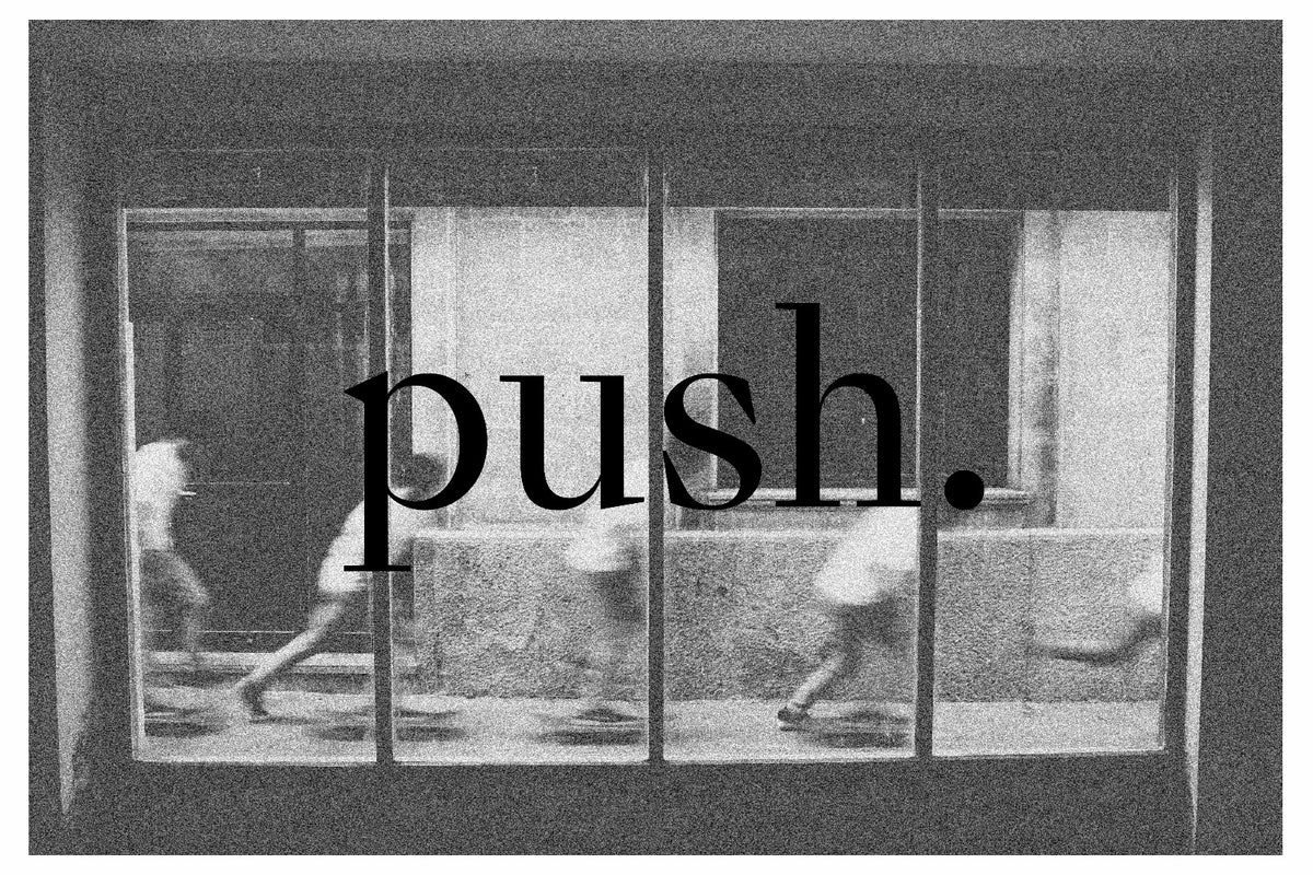 push. skateboarding