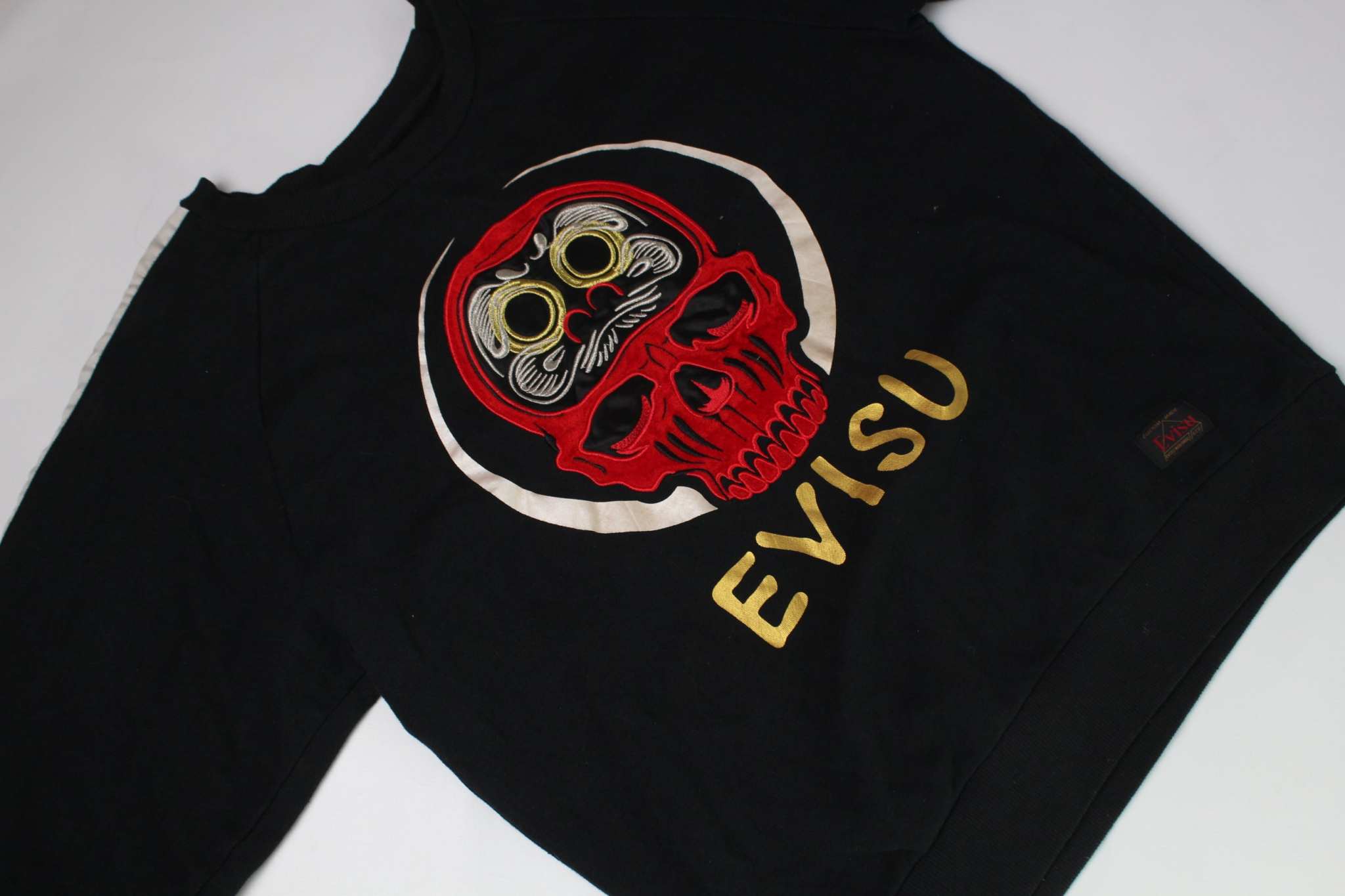 image of EVISU Crewneck Sweater Black