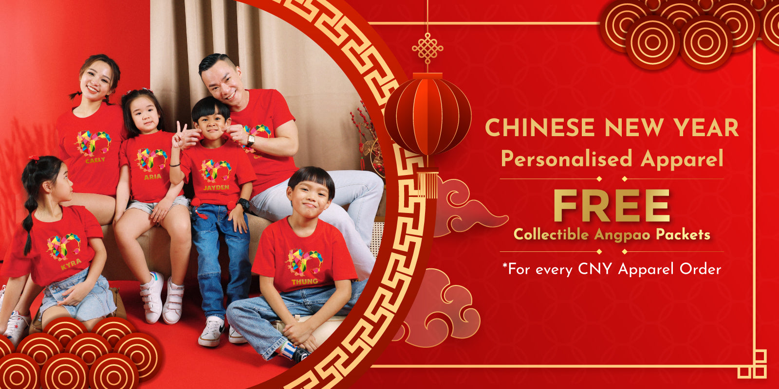 Teezbee.com | Chinese New Year 2024 Personalised Apparel