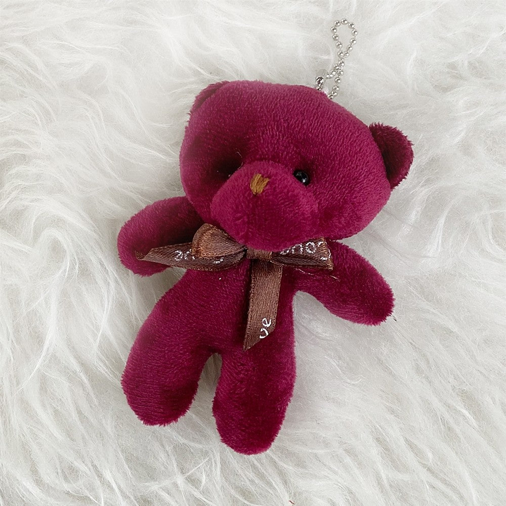 plush bear keychain