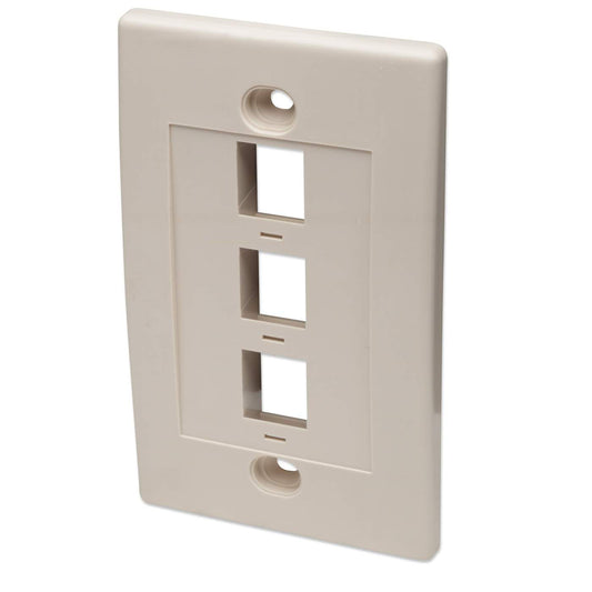 Intellinet 162654 1 Outlet Ivory Wall Plate