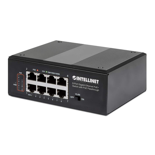 SWITCH 8 PUERTOS POE 100Mbps (2 GIGABIT UPLINK) - Securicorp