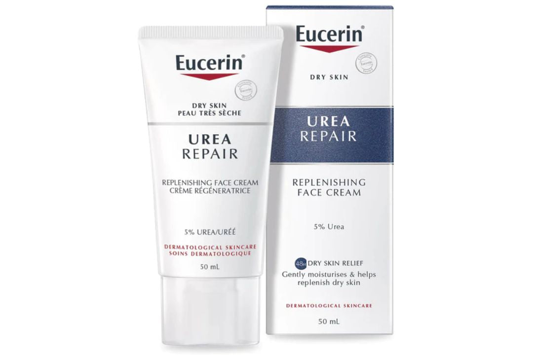 Eucerin UreaRepair Replenishing Face Cream 5% Urea | A Dermatologist's Guide To Eucerin's Hero Ingredient: Urea