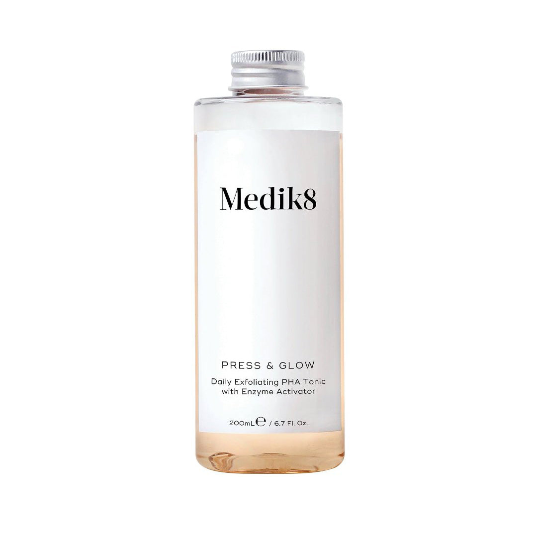 Medik8 Press & Glow Refill - Exfoliating PHA Tonic 200ml - Face the Future