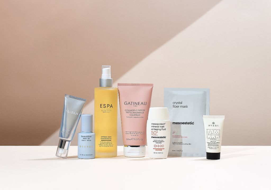 contents of the ABC skincare edit box
