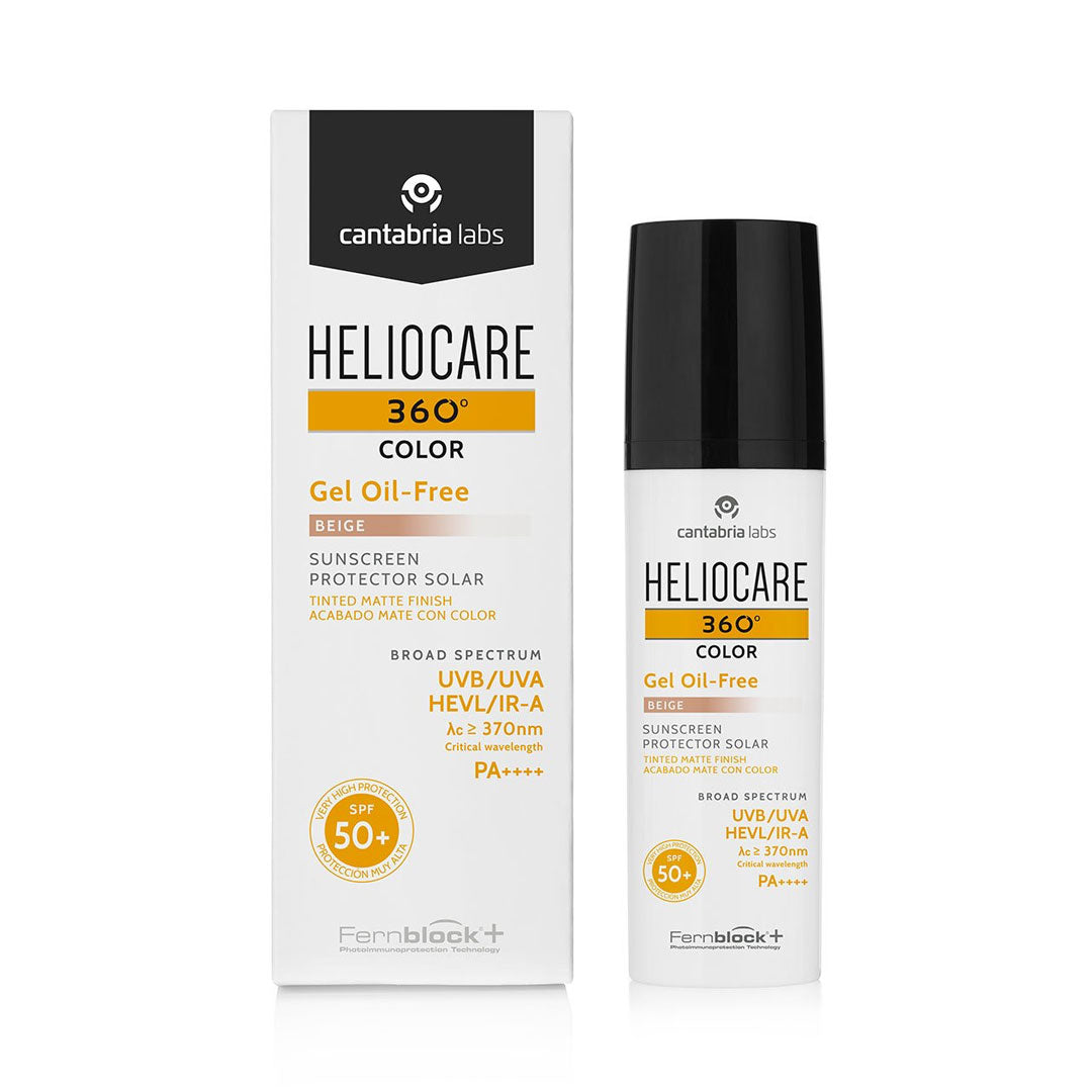 Photos - Sun Skin Care Heliocare 360 Colour Gel Oil Free SPF 50 - 50ml - Beige - Face SPF - Face