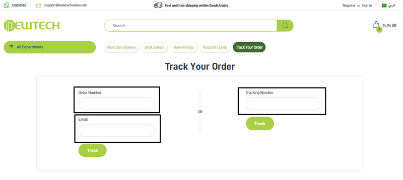 Order Tracking